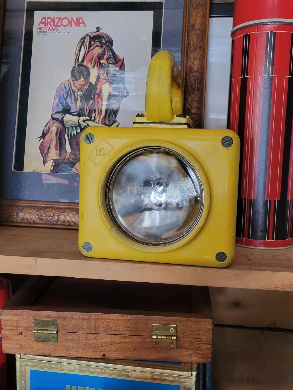 Vintage Navy Spot Light